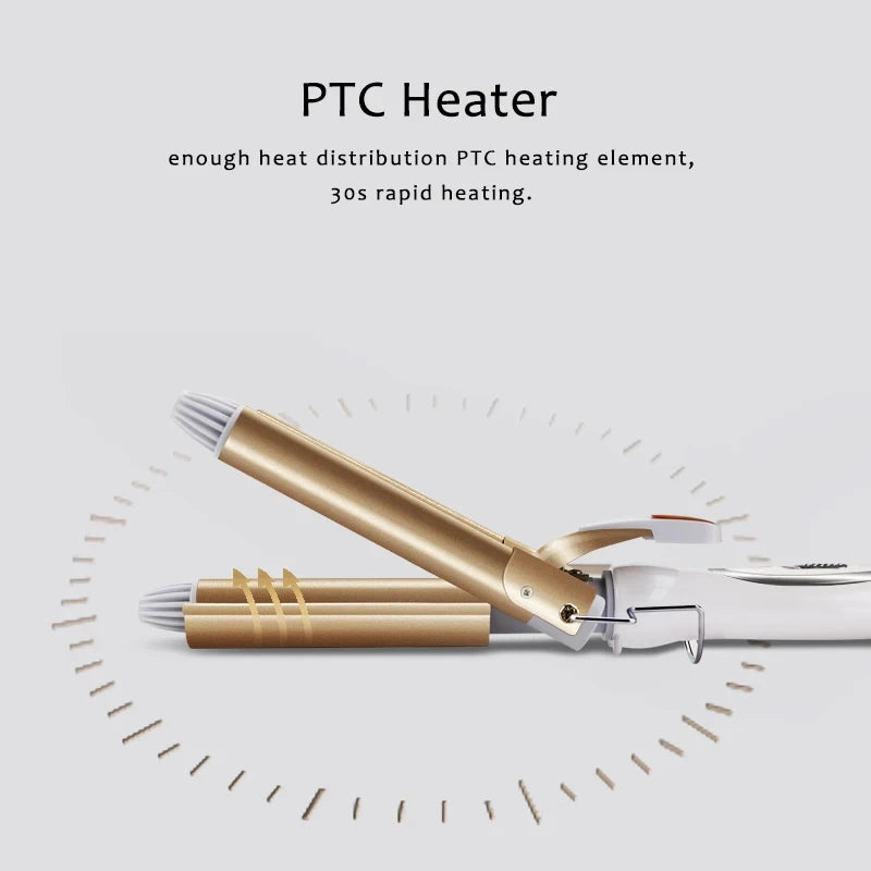 Triple Barrel Ceramic Hair Waver