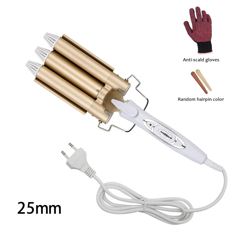 Triple Barrel Ceramic Hair Waver