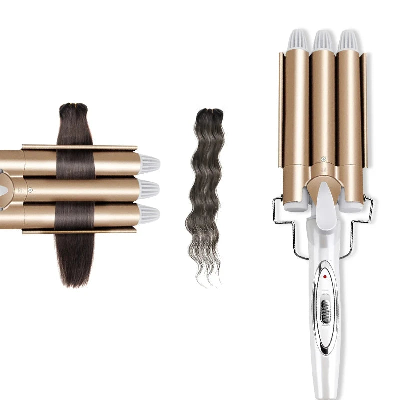 Triple Barrel Ceramic Hair Waver
