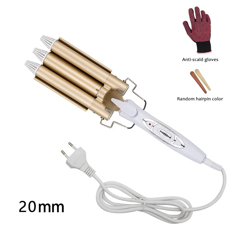 Triple Barrel Ceramic Hair Waver