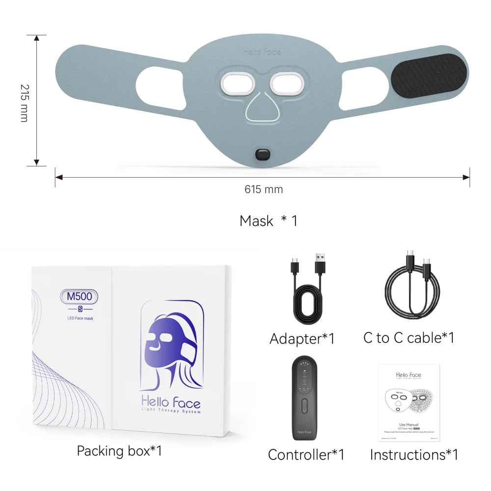Wireless Red Light Therapy Mask