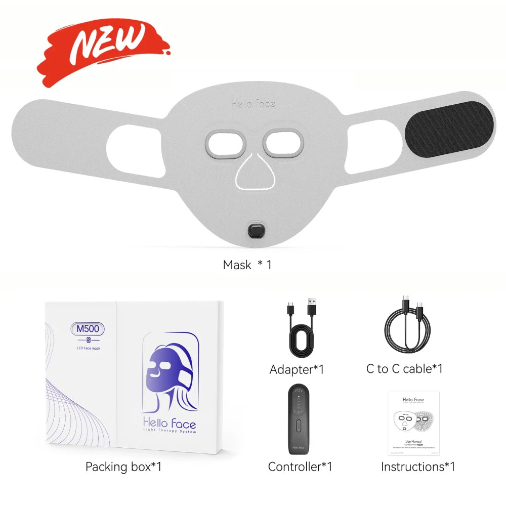 Wireless Red Light Therapy Mask