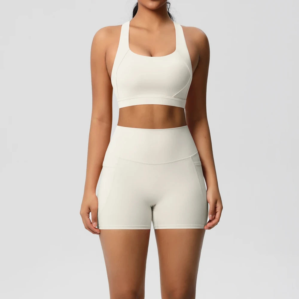 Pocketed Yoga Sportswear Set