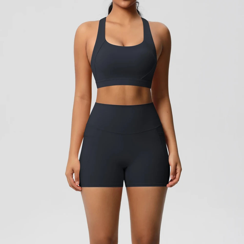 Pocketed Yoga Sportswear Set