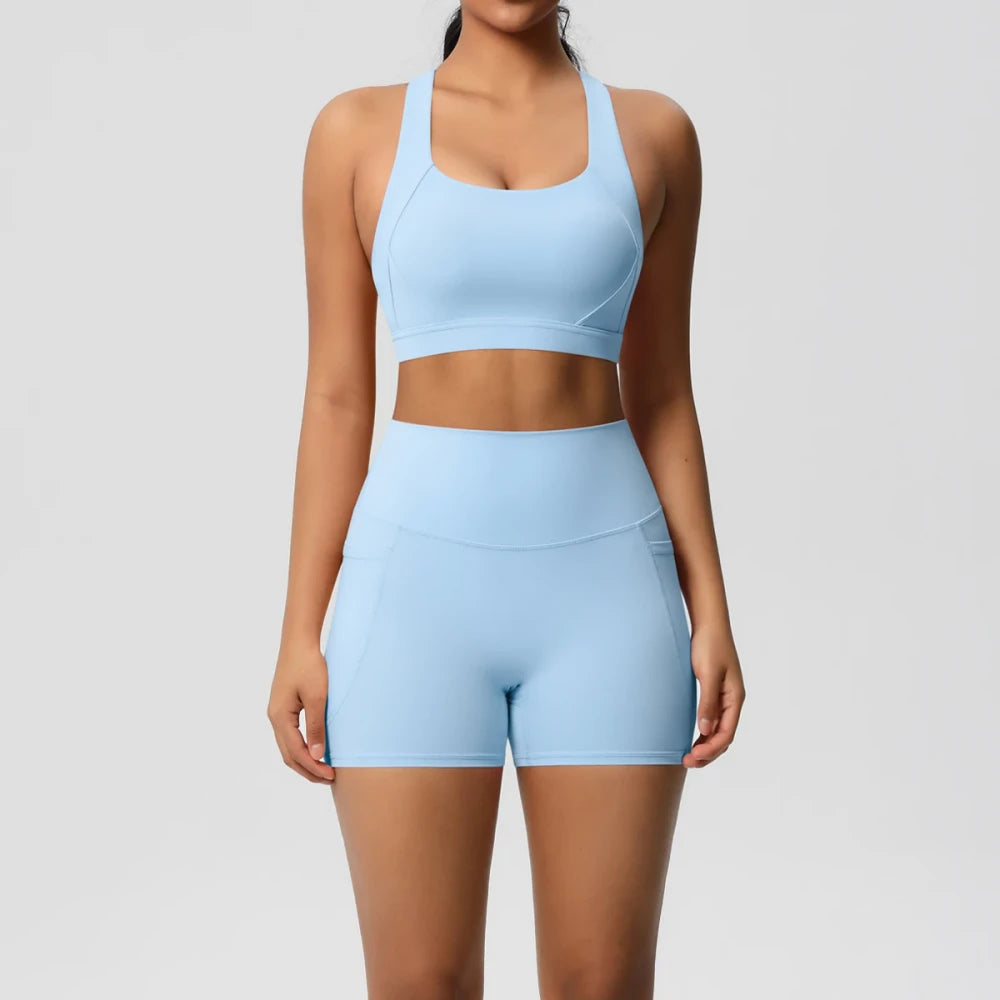 Pocketed Yoga Sportswear Set