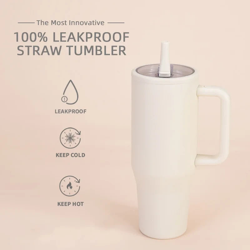 Large Capacity Vacuum Insulated Tumbler