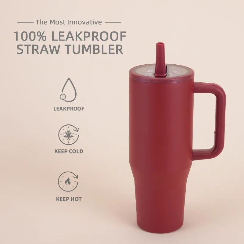 Large Capacity Vacuum Insulated Tumbler