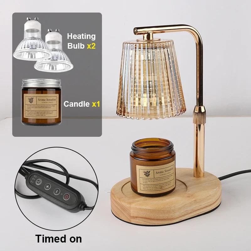 Dimmable Candle Warmer Lamp with Timer