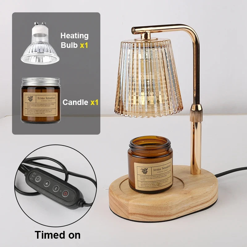Dimmable Candle Warmer Lamp with Timer