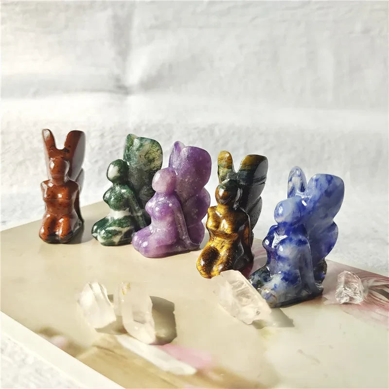 Natural Crystal Butterfly Figurine