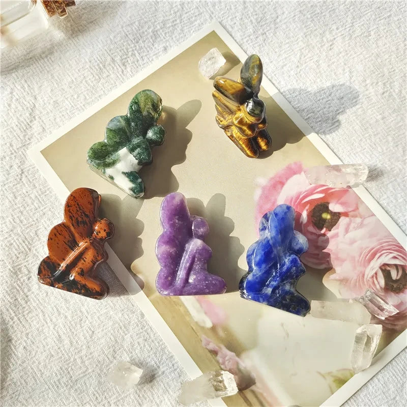 Natural Crystal Butterfly Figurine