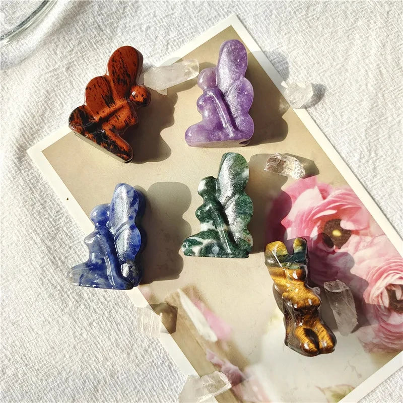 Natural Crystal Butterfly Figurine