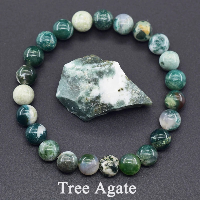 Natural Stone Bead Bracelet