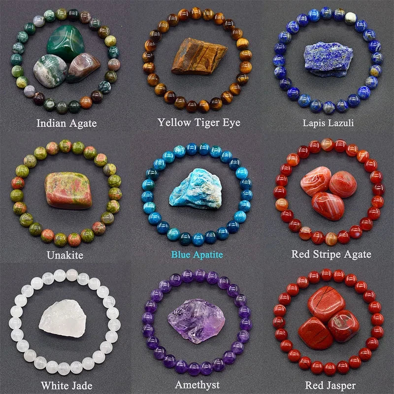 Natural Stone Bead Bracelet