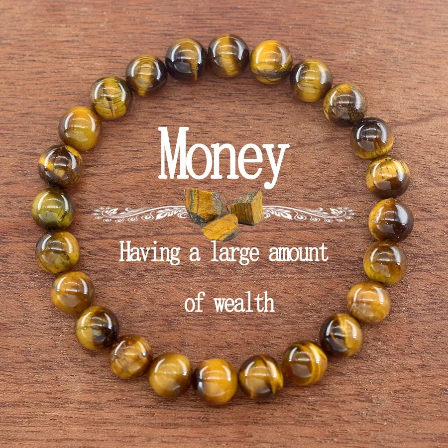 Natural Stone Bead Bracelet