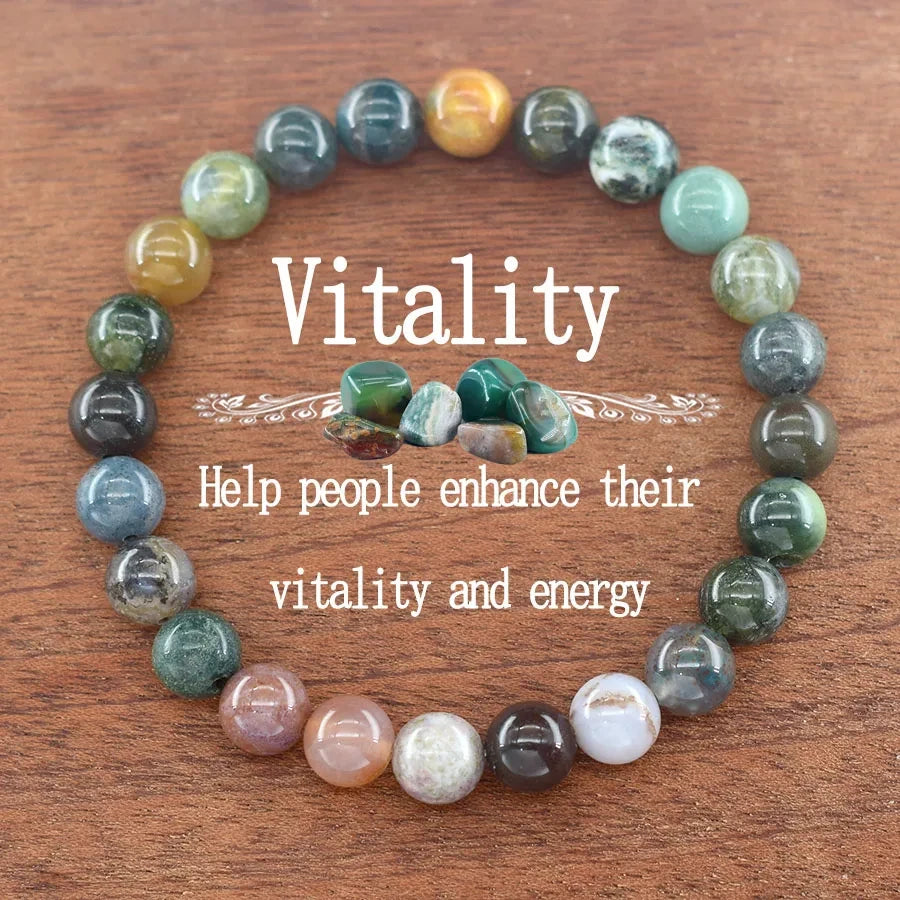 Natural Stone Bead Bracelet