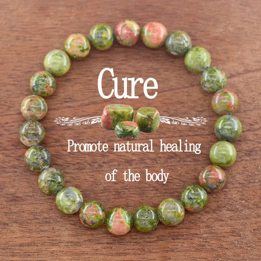 Natural Stone Bead Bracelet