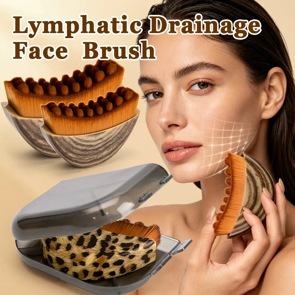 Natural Bristle Lymphatic Massage Brush