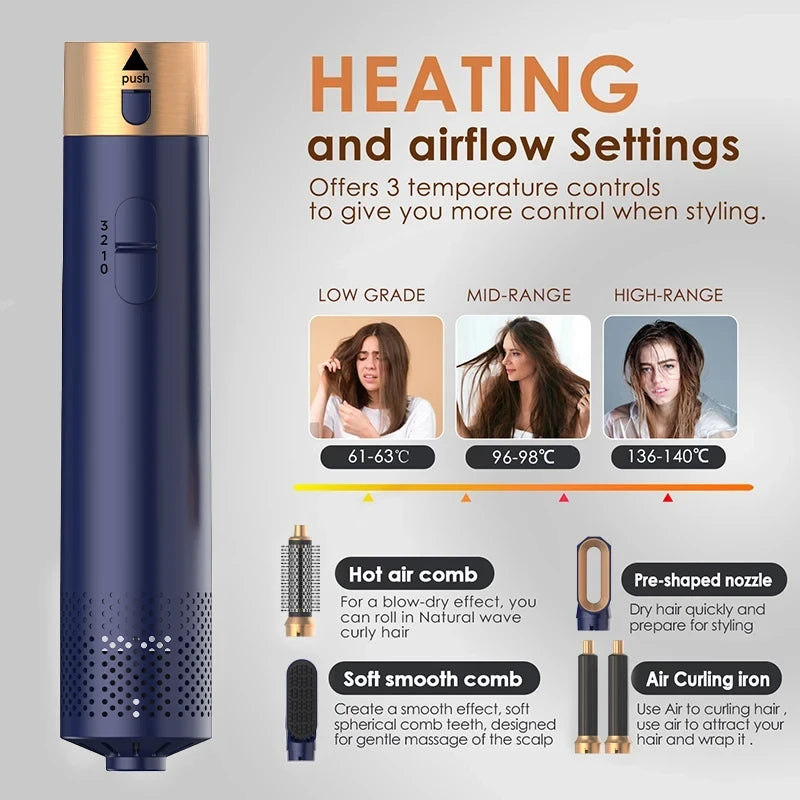 5-in-1 Ionic Hair Styler Set
