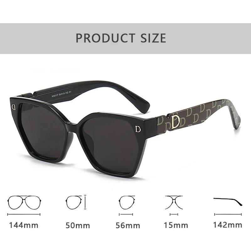 Square Vintage Designer Sunglasses