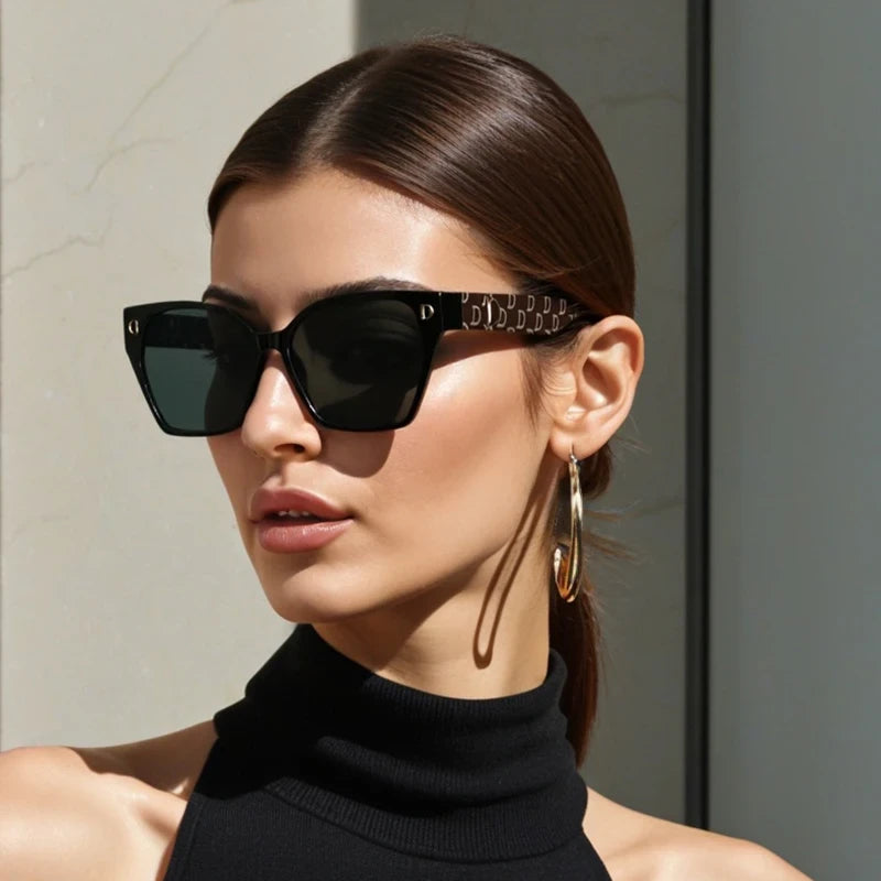 Square Vintage Designer Sunglasses