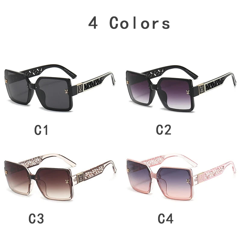 Vintage Square Designer Sunglasses