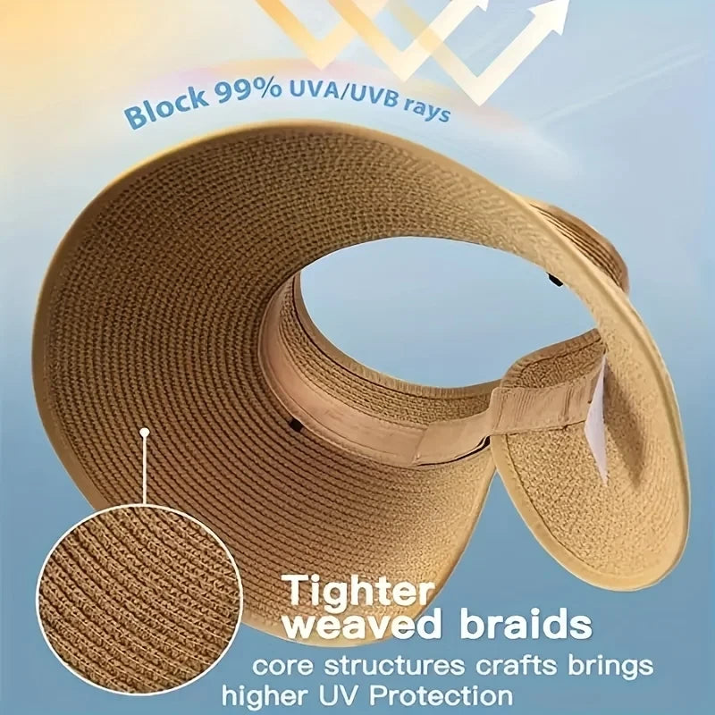 Foldable Wide Brim Sun Visor