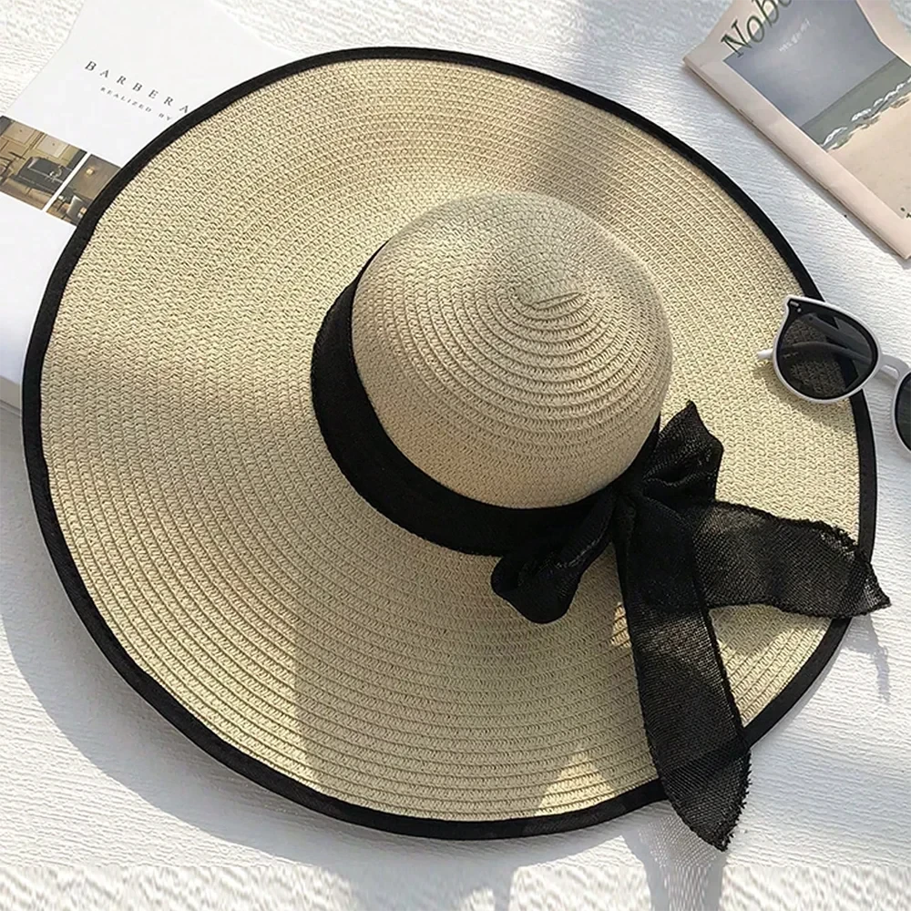 Oversize Straw Beach Hat