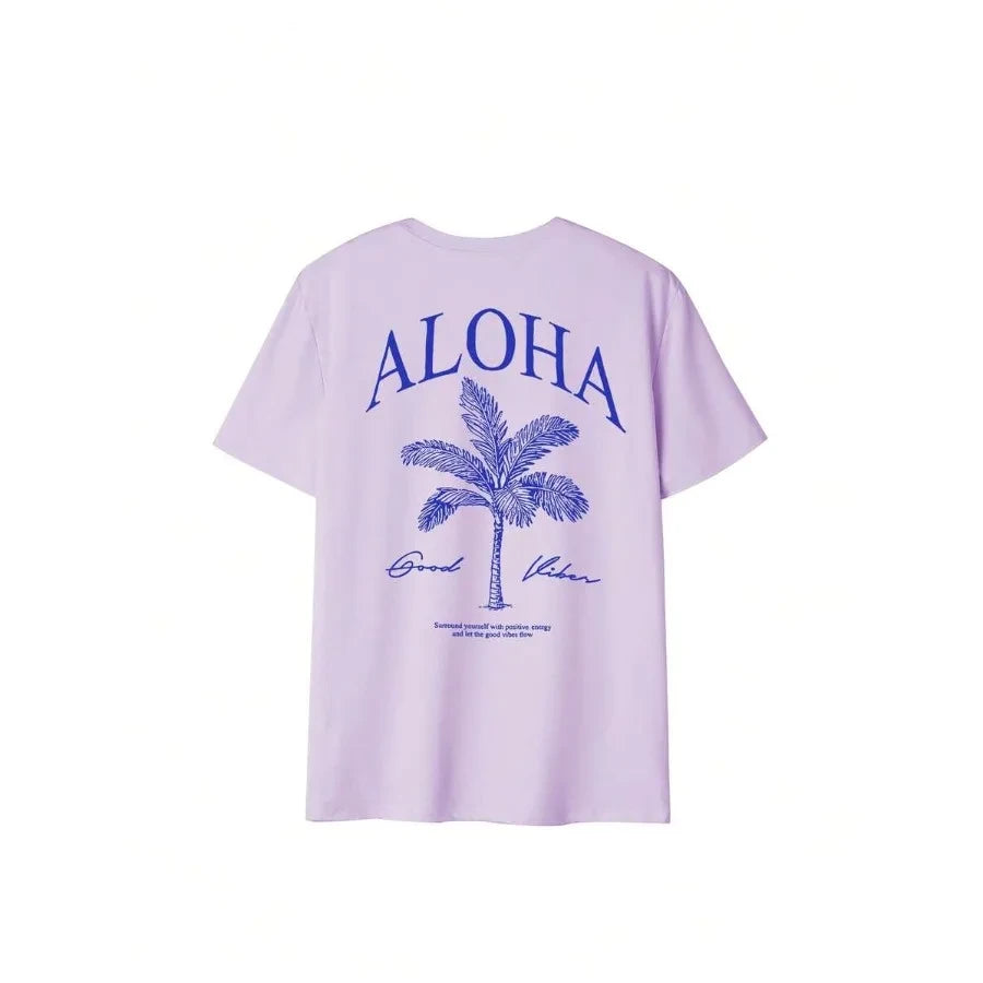 Palm Tree Graphic Casual T-Shirt