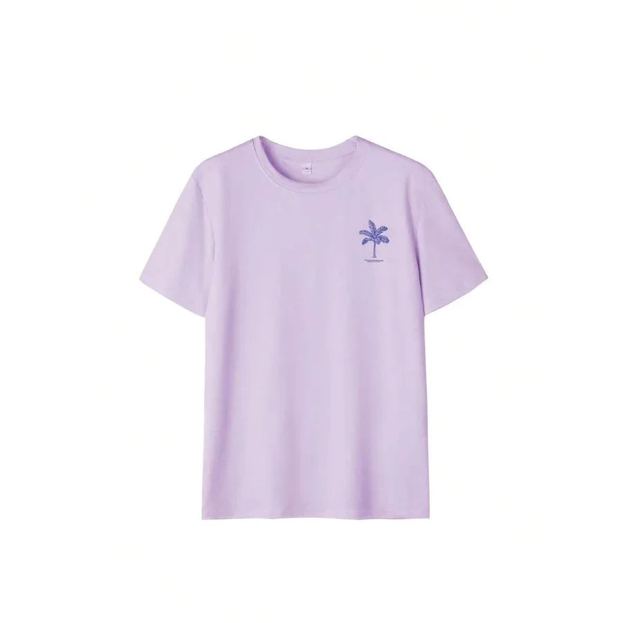 Palm Tree Graphic Casual T-Shirt