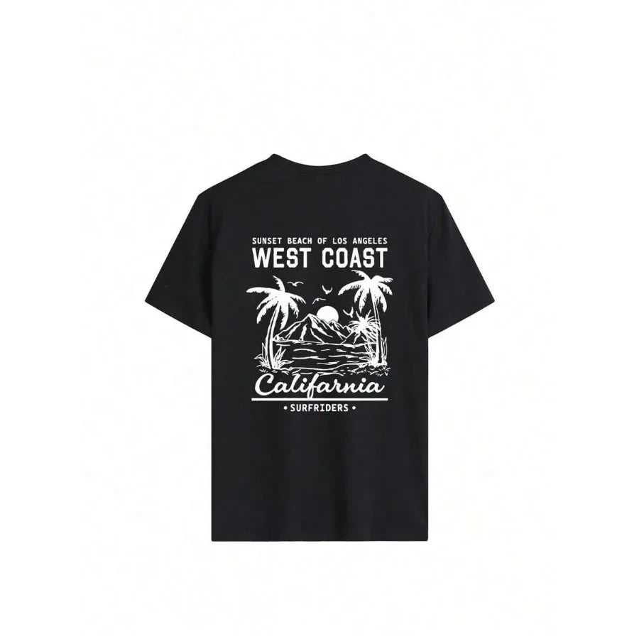 California Sunset Oversized T-Shirt