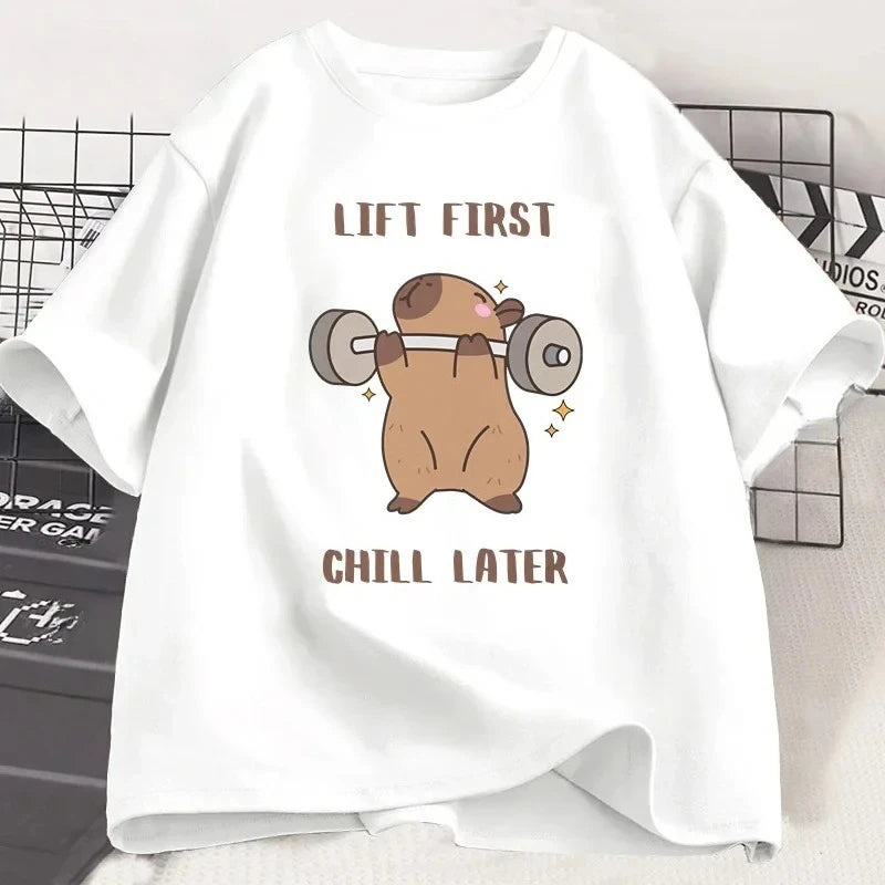 Capybara Graphic Workout Tee