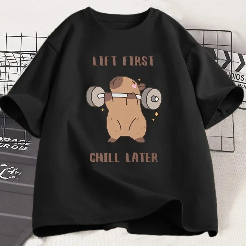 Capybara Graphic Workout Tee