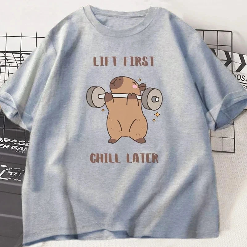 Capybara Graphic Workout Tee
