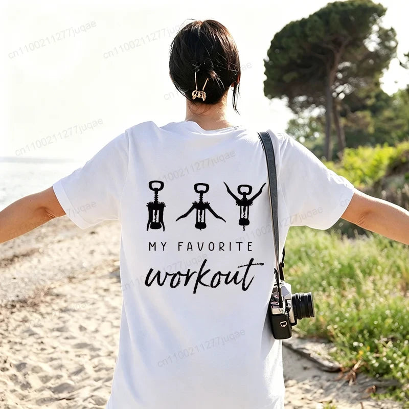 Casual Wine Lover Graphic Tee