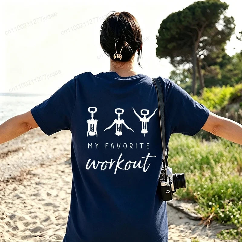 Casual Wine Lover Graphic Tee