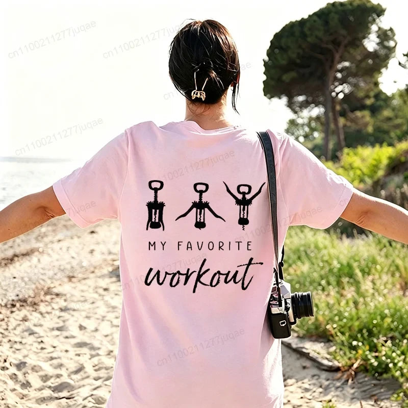 Casual Wine Lover Graphic Tee