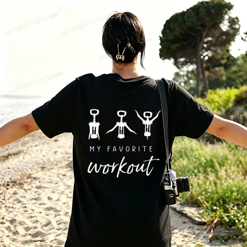 Casual Wine Lover Graphic Tee