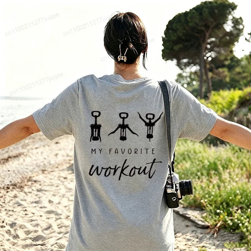Casual Wine Lover Graphic Tee