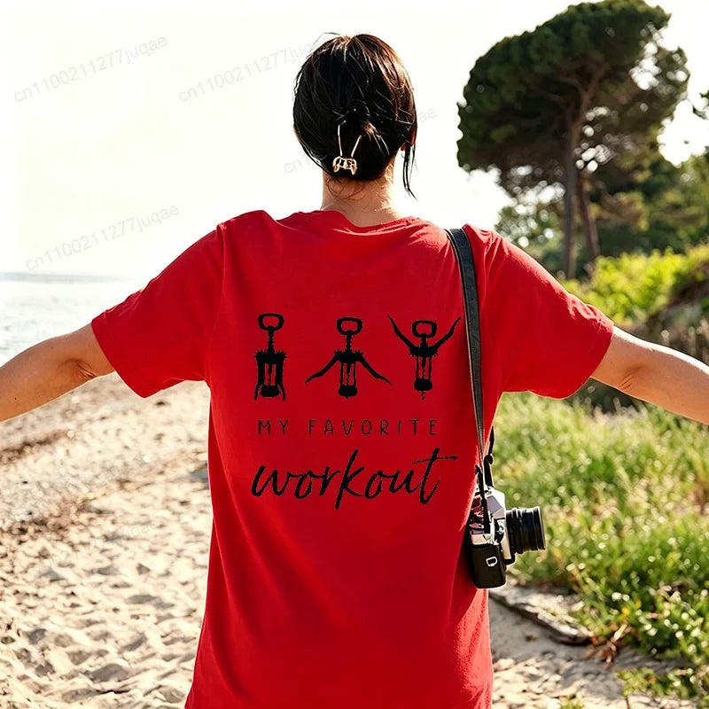 Casual Wine Lover Graphic Tee