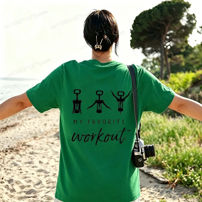 Casual Wine Lover Graphic Tee