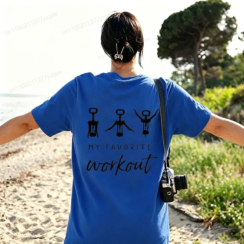 Casual Wine Lover Graphic Tee