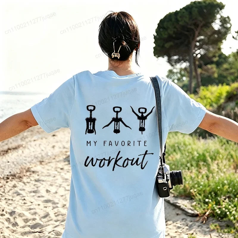 Casual Wine Lover Graphic Tee