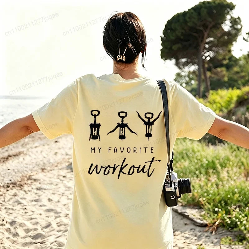 Casual Wine Lover Graphic Tee