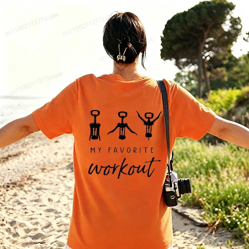 Casual Wine Lover Graphic Tee