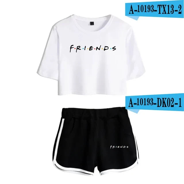 Graphic Lounge Shorts Set