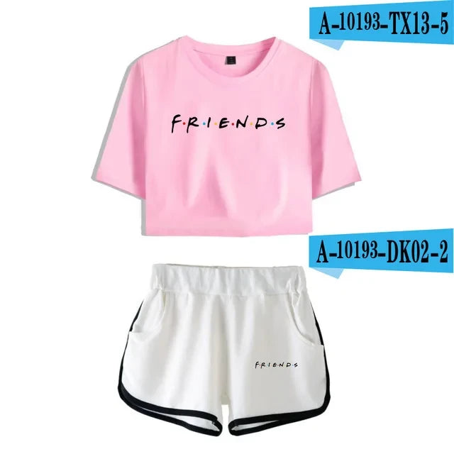 Graphic Lounge Shorts Set