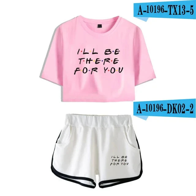 Graphic Lounge Shorts Set