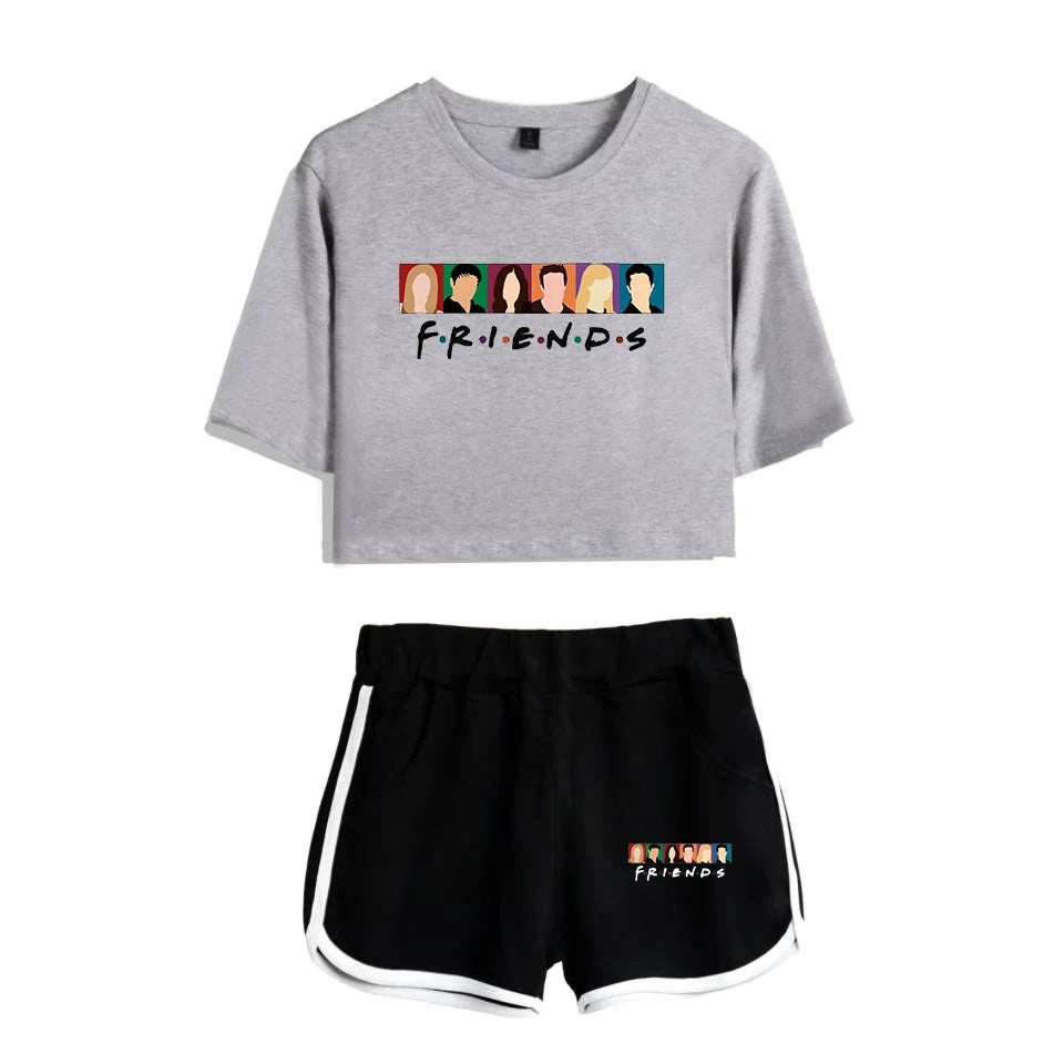 Graphic Lounge Shorts Set
