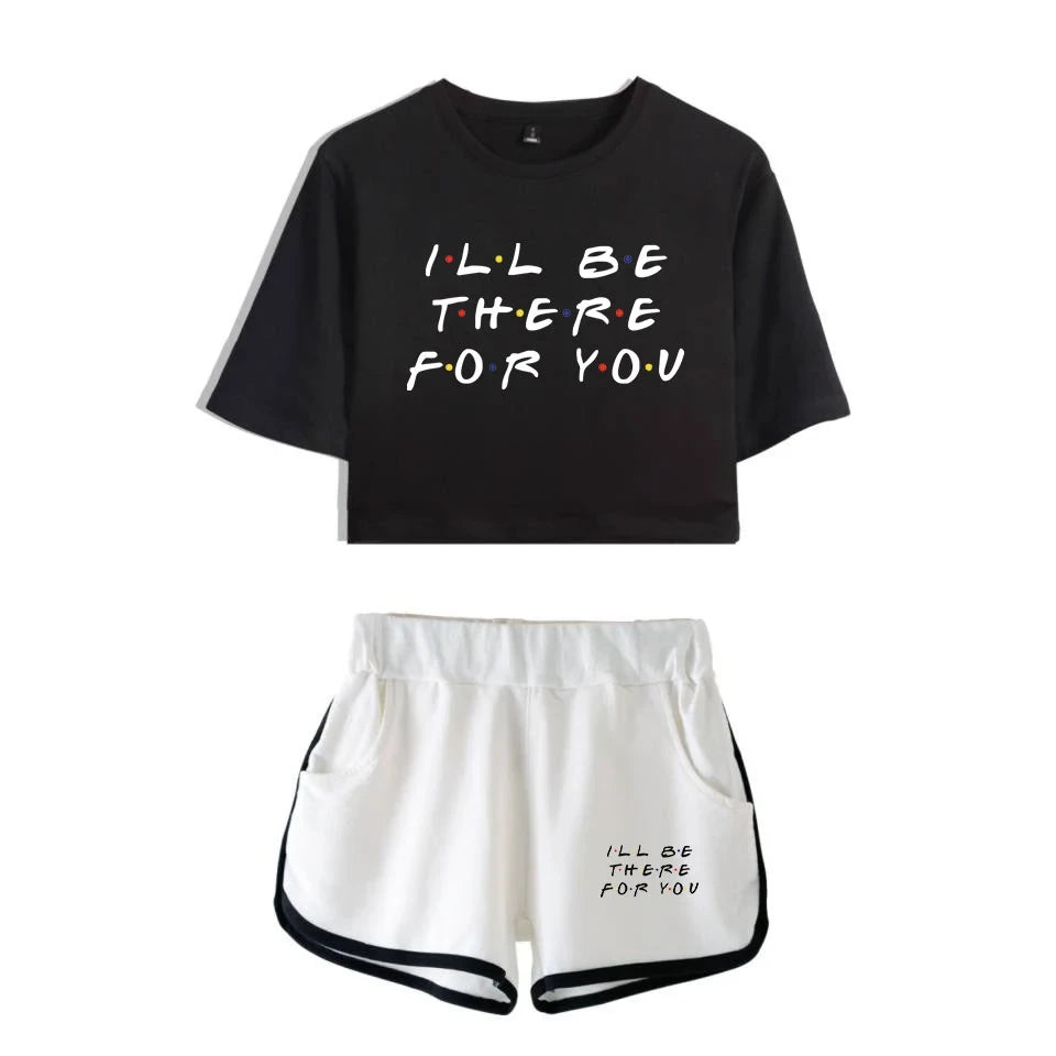 Graphic Lounge Shorts Set